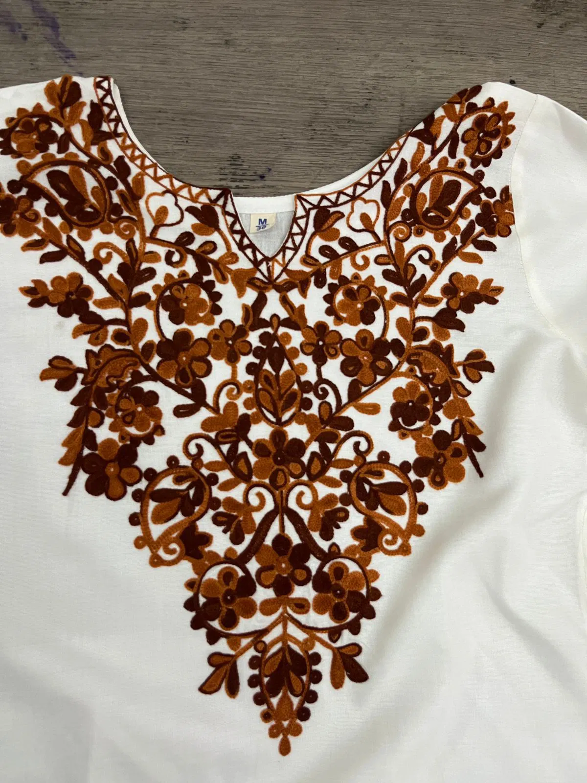 Kashmiri Tops Rayon With Thread Work Ladies Top Wholesale Shop In Surat